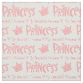 Tissu Ma belle Princesse Typographie Fabric (Échantillon)