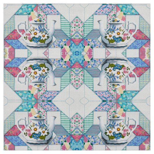 Tissu Ma petite théière (Échantillon)