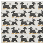 Tissu Ma propre conception de lévrier afghan (Échantillon)
