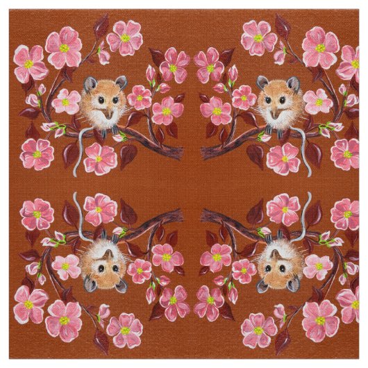 Tissu Ma souris "Pinky" (Échantillon)