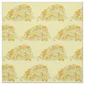 Tissu Macaroni Mac et fromage Soul Alimentation Cuisine  (Échantillon)