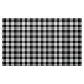 Tissu MacFarlane Tartan noir et blanc (Fat Quarter)
