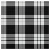 Tissu MacFarlane Tartan noir et blanc (Fermer)