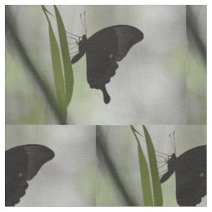 Tissu Machaon noir
