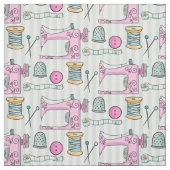 Tissu Machine à coudre - Artisanat rose coudre (Échantillon)