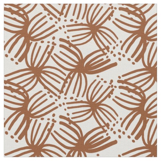 Tissu macro fleur marron (Fermer)