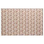 Tissu macro fleur marron (Fat Quarter)