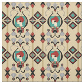 Tissu Madame d'art déco (Échantillon)