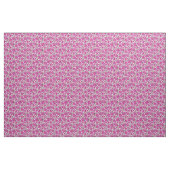 Tissu Magenta Mid Century Modern Floral Pattern (Yard)