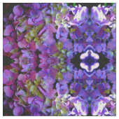 Tissu Magenta Purple Hydrangée bleu violet jaune (Fermer)