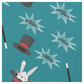 Tissu Magic Cute Magicien Rabbit en Casquette (Fermer)