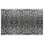 Tissu Magie Abstraite - Noir argenté (Yard)