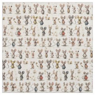 Tissu Magie de souris : souris Whimsy