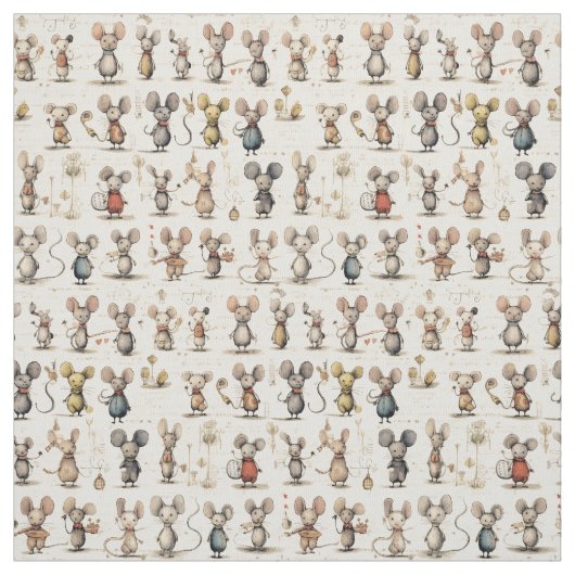 Tissu Magie de souris : souris Whimsy (Échantillon)
