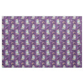 Tissu Magie Unicorne violette (Yard)