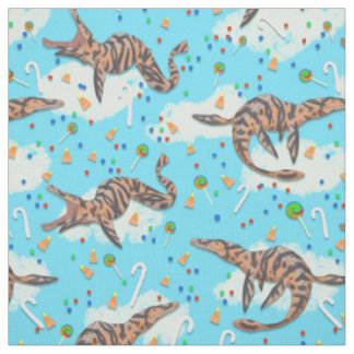 Tissu Magique Candy Crunch préhistorique Liopleurodon