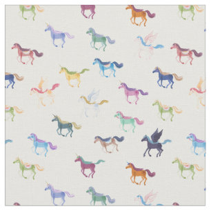 Tissu magique de chevaux