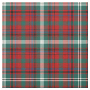 Tissu Maguire Tartan Motif Rouge Irlandais Plaid
