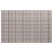 Tissu Mahogany Acorn and Leaf Tile Design (Fat Quarter)