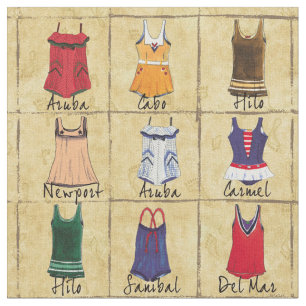 Tissu Maillots de bain vintages