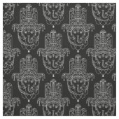 Tissu Main de Fatima, motif hindou (Échantillon)