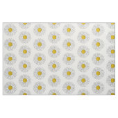 Tissu Main Fleur marguerite (Fat Quarter)
