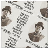 Tissu Maintenant ceci pas l'extrémité commençant Winston (Fermer)