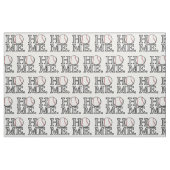 Tissu Maison de base-ball (Fat Quarter)