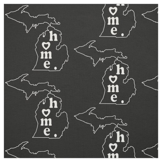 Tissu Maison du Michigan (Échantillon)