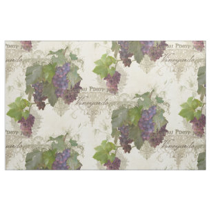 Tissu Maison élégante vintage de pinot noir
