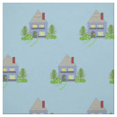 Tissu Maisons confortables (Échantillon)