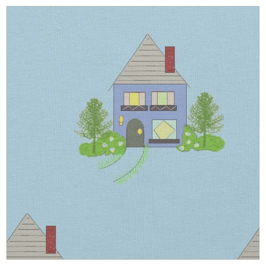Tissu Maisons Cosy (Fermer)