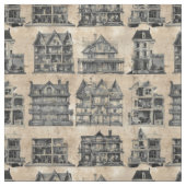 Tissu Maisons de poupées (Échantillon)