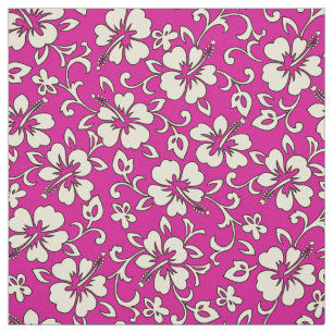 Tissu Malia Hibiscus Hawaii Pareau Imprimer