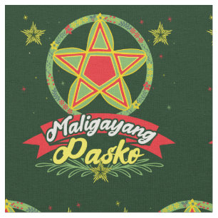 Tissu Maligayang Pasko Philippines Noël Philippines
