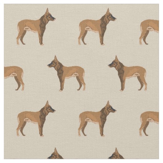 Tissu Malinois tan belge (Fermer)