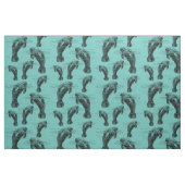 Tissu Manatee Illustration Motif (Fat Quarter)