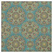 Tissu Mandala Abstrait d'inspiration indienne - ve (Échantillon)