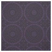 Tissu Mandala Améthyste violet avec symétrie complexe (Échantillon)
