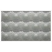 Tissu Mandala avec étoiles - gris argenté dégradé satin (Fat Quarter)
