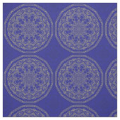 Tissu Mandala bleu (Échantillon)
