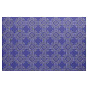 Tissu Mandala bleu