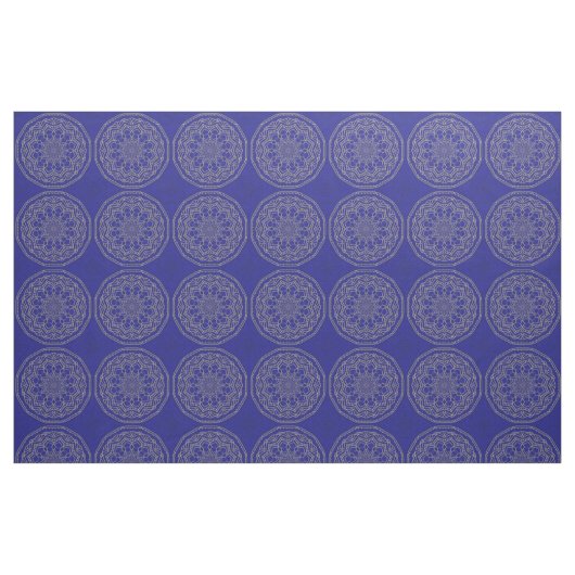 Tissu Mandala bleu (Fat Quarter)