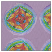 Tissu Mandala Center Zen Hand Peint Fabric (fermé)