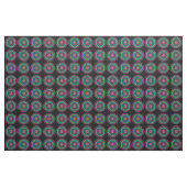 Tissu Mandala coloré noir bg (Yard)
