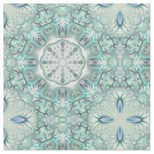 Tissu Mandala, Coral Reef Turquoise