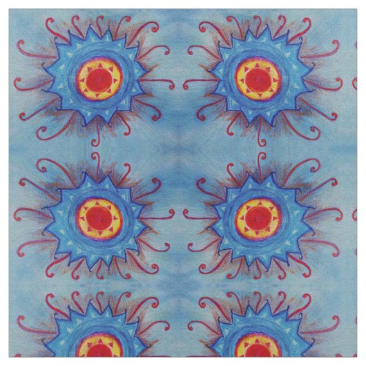 Tissu Mandala Custom Cotton Twill (58" width) Fabric (Échantillon)