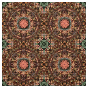 Tissu Mandala d'étoile et tuile influencés orientaux d