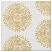 Tissu Mandala d'or (fermé)