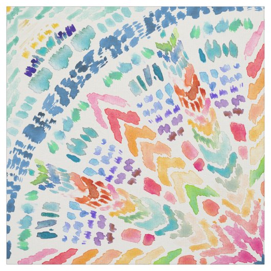 Tissu Mandala HIPPIE d'arc-en-ciel de VIBRAPHONE (Échantillon)